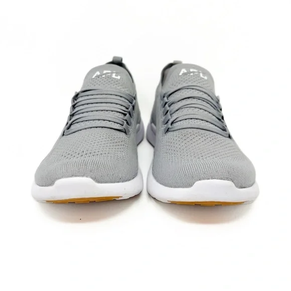 SOLD! APL Men’s TechLoom Breeze Running Shoes in Harbor Grey/White Shoes - Picture 5 of 11